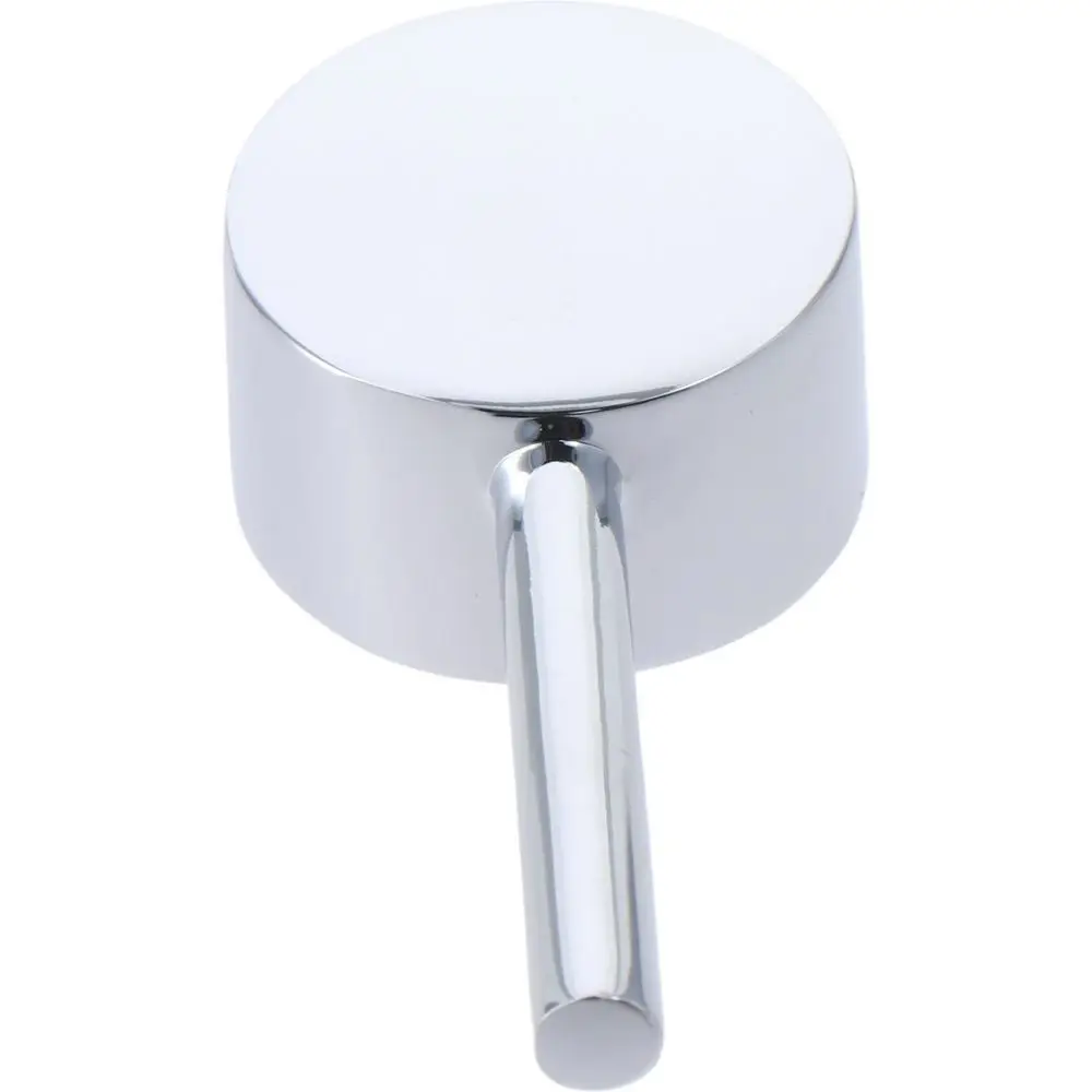 Zinc Alloy Single Lever Faucet Handle Durable Chrome 110mm Water Heater Lever Silver Shower Head Switch Handle Worker