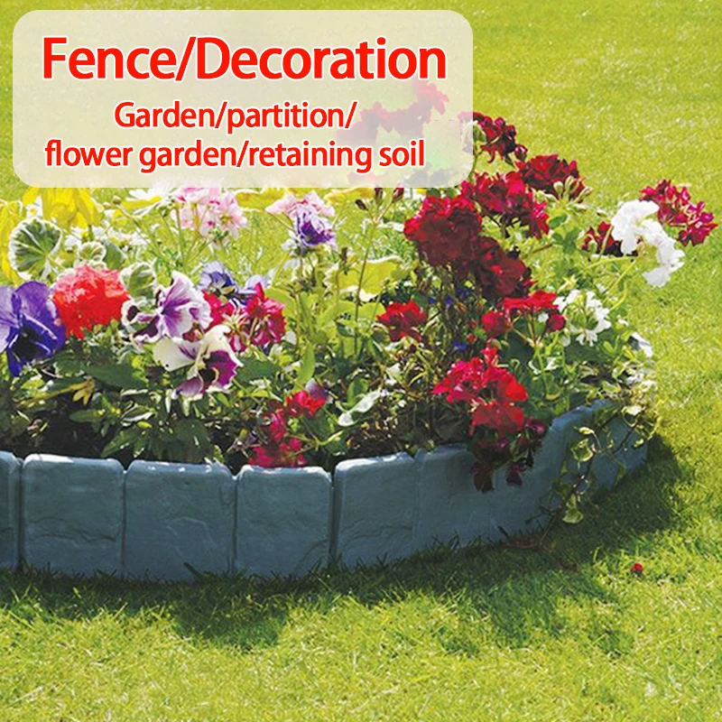 

Садовая ограда, бордюр из булыжника, пластиковые бордюры для газона, бордюр для растений, украшения, бордюр для цветочной кровати, уличный ландшафт