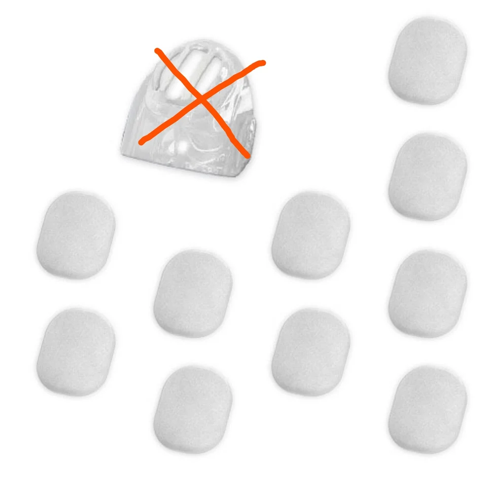 5 個フィルター Fisher Paykel Eson CPAP 鼻マスクミュート