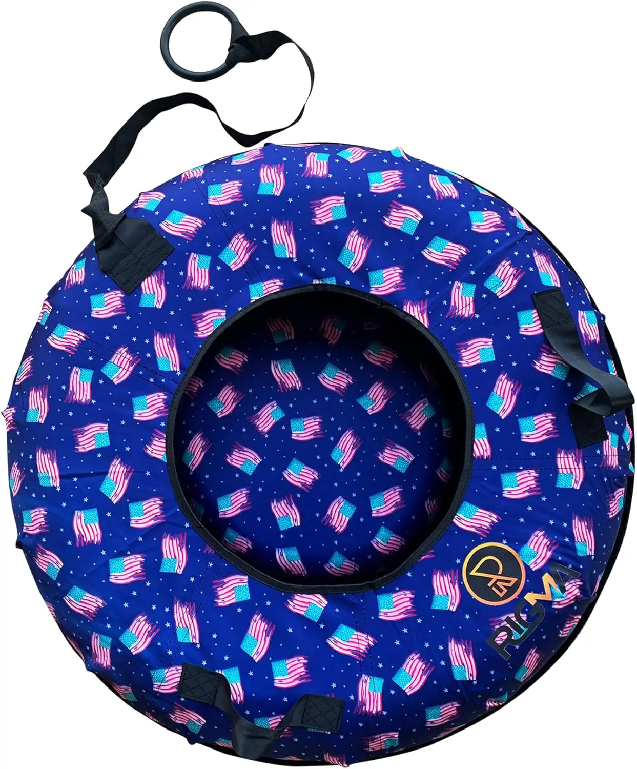 Snow Tube-Heavy Duty Snow Sleds Hard Plastic Bottom, High Speed Tubes, Inflatable Sled for Adults & Kids