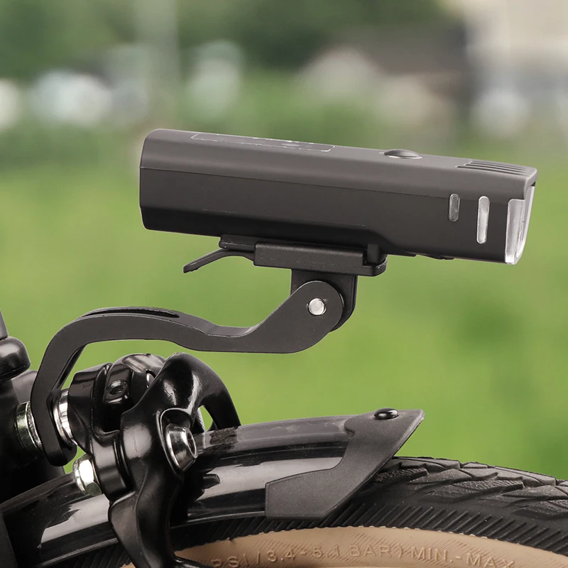 전면 라이트 스탠드 랙 자전거 포크 마운트 CNC 가공 카메라 홀더는 Gopro 인터페이스에 적합 Brompton MTB 접이식 자전거 액세서리