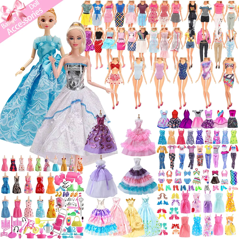 UniversalClothesSetClothesAndAccessoriesForDollsDollHouse