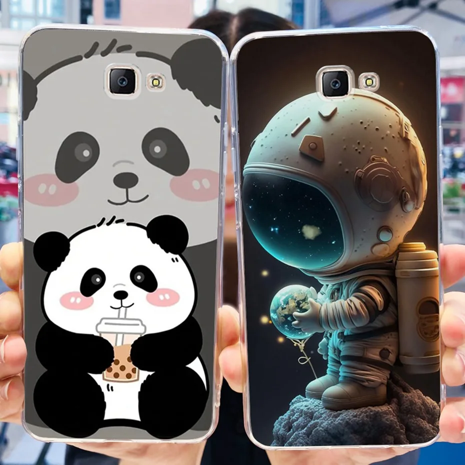 Charming Painted Soft Silicone Phone Case Cover – Artistic Design TPU Protective Case