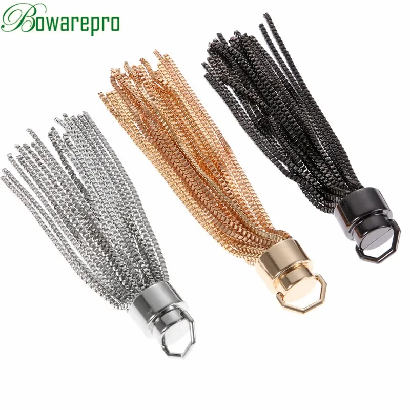 bowarepro Metal Cap Tassel Jewelry Curtain Garments Decorative Accessories DIY Key Cell Phone Bag Fringe Trim Tassels Pendant *1 tassel fringe,tassel decoration,tassel accessories,tassel trim,mini tassels