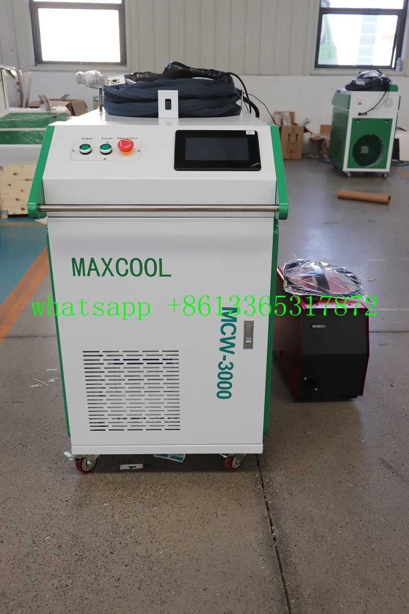 

1500 2000 3000 Watt 2 Wire Fiber Laser Lazer Paint Removal And Welder 3in1 Weld Cleaning Machine With Auto Feeder