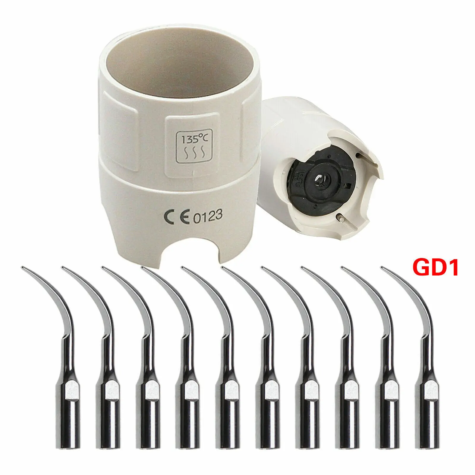 

Dental Scaler Tip Wrench Spanner Key fit SATELEC DTE+10pcs Ultrasonic Piezo Scaler Tips GD1