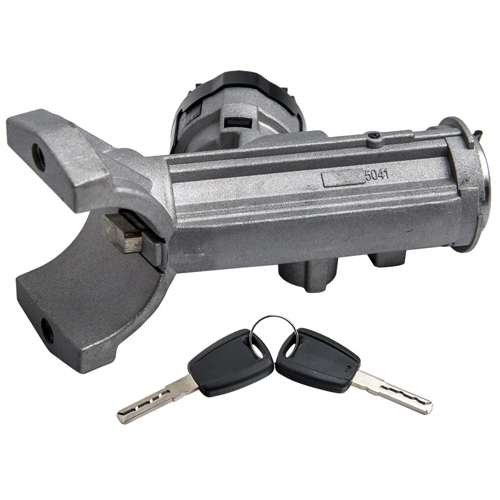 Ignition Steering Barrel Lock & 2 Keys For Citroen Relay Peugeot Boxer Front