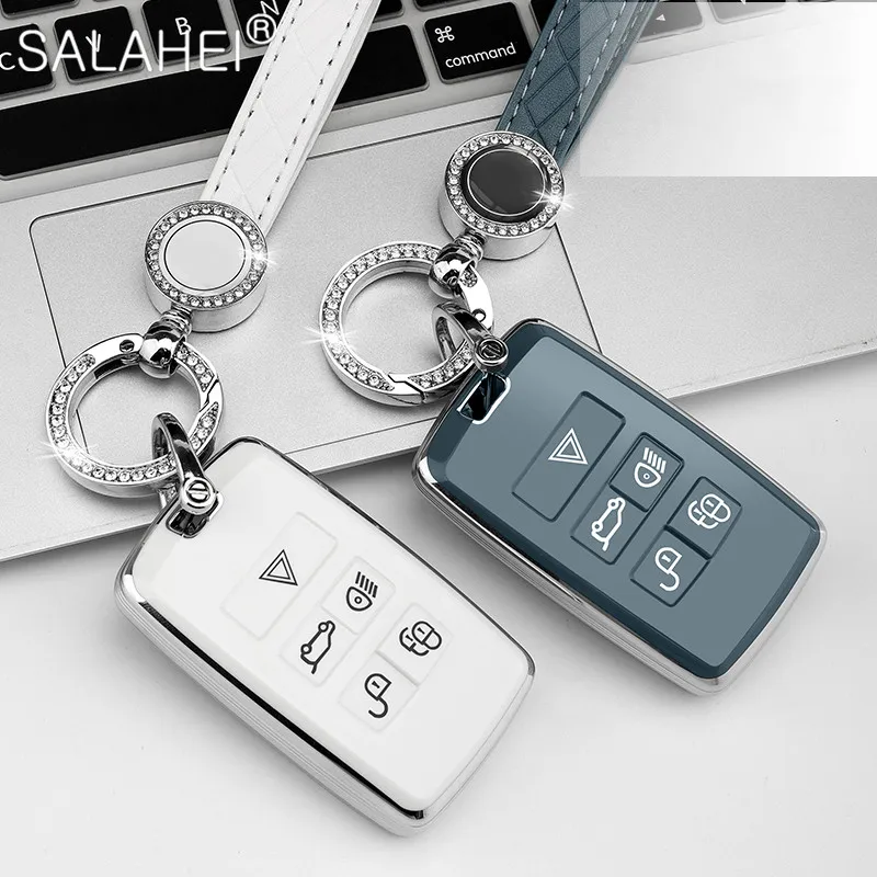 

Car Remote Key Case Cover Shell Fob For Jaguar XF XJ XJL XE For Land Rover Range Rover Sport Velar Evoque Freelander2 Discovery