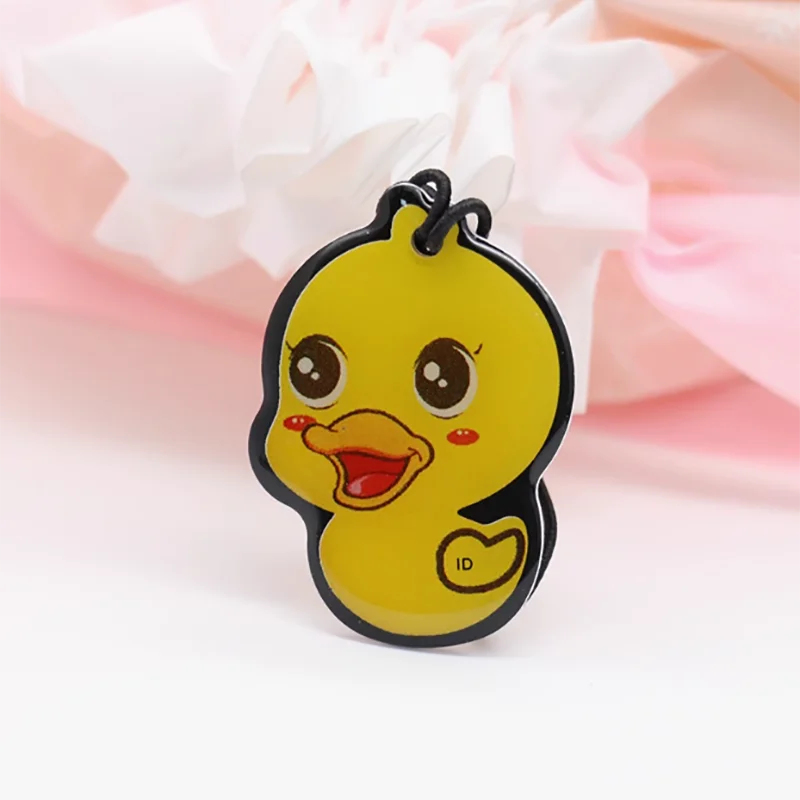 Enhanced Rewrite: Pack of 10 Customizable NFC Epoxy Key Tags with Writable Memory