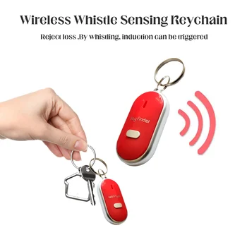 Voice Controlled Whistle Key Finder Compact Size Stylish Pet Keychain Locator Suitable for Bag Suitcase Luggage 1