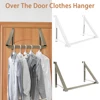 Foldable Over The Door Drying Rack Expandable Clothes Hanging Rack Travel Bedroom Bathroom Clothes Towel Bar Rack Space Saving 1