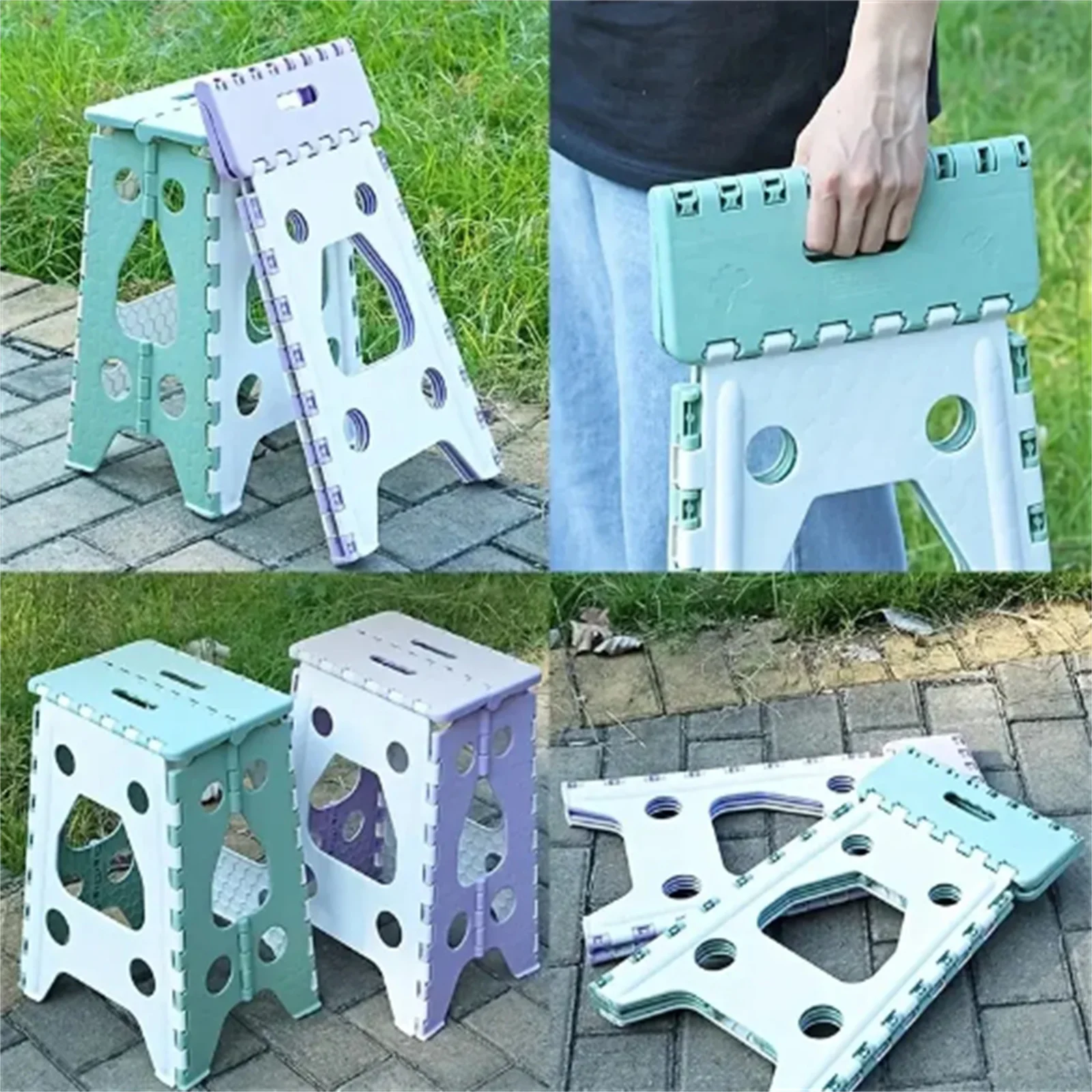 Banc pliant pédalier haute capacité - Chaise pliante robuste pour pêche extérieur plage jardin