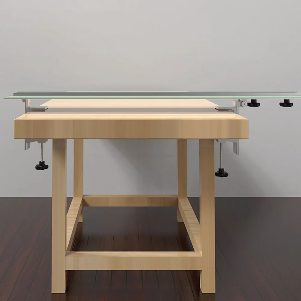 원형 톱 레일 리프팅 보조 클립, 알루미늄 합금 보조 가이드 도구, 조정 가능한 휴대용 톱 로케이터 목공 도구