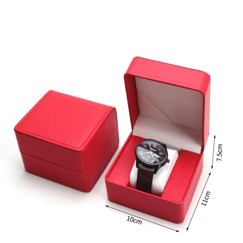 Fashion PU Leather Frosted Watch Box Sponge Pillow for Watch Bracelet Packaging&Display Organizer Box Jewelry Gift Accessories