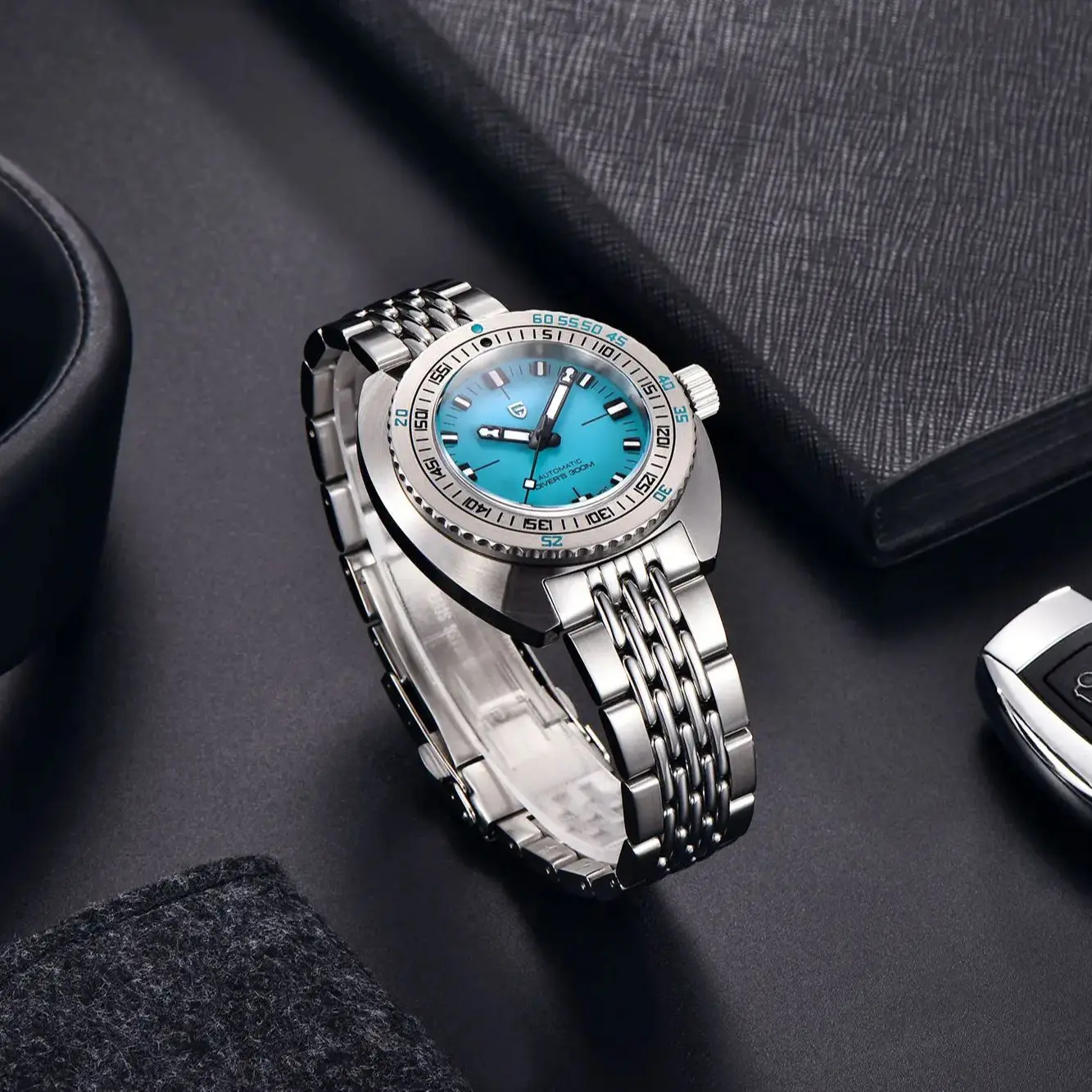 Pagani Design 2024 New NH38 Men\'s Diving Automatic Mechanical Watch Luxury Sapphire Stainless Steel 316L Waterproof 30Bar Watch