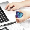 Mini Fidget Block Infinity Cube Galaxy Space Sensory Desk Toy Fidget Block Magic Puzzle Flip Cube for Teens Adult Birthday Gifts 2