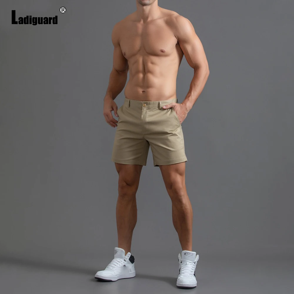 casual shorts for women Plus Size Men Fashion Lace-up Shorts 2022 Brazillian Style Casual Beach Short Pants with Pockets Male Khaki Skinny Half Pants best casual shorts for men