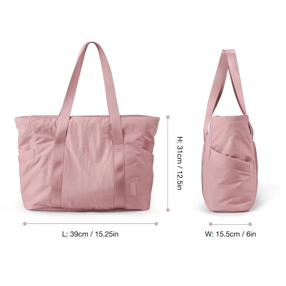 Borsa tote da donna Borsa da viaggio per laptop universitario Borsa da yoga per pannolini Borsa a tracolla con fibbia per tappetino da yoga per lavoro sportivo universitario - immagine 5