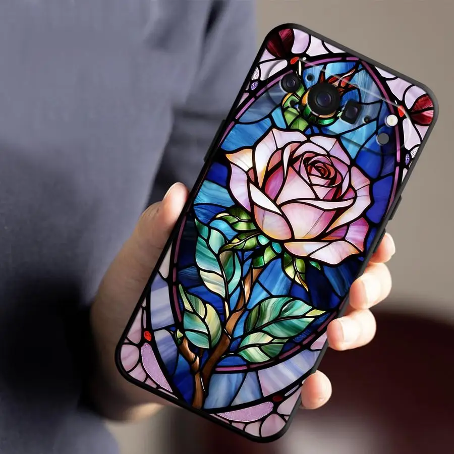 Vibrant Floral Window Phone Case Cover