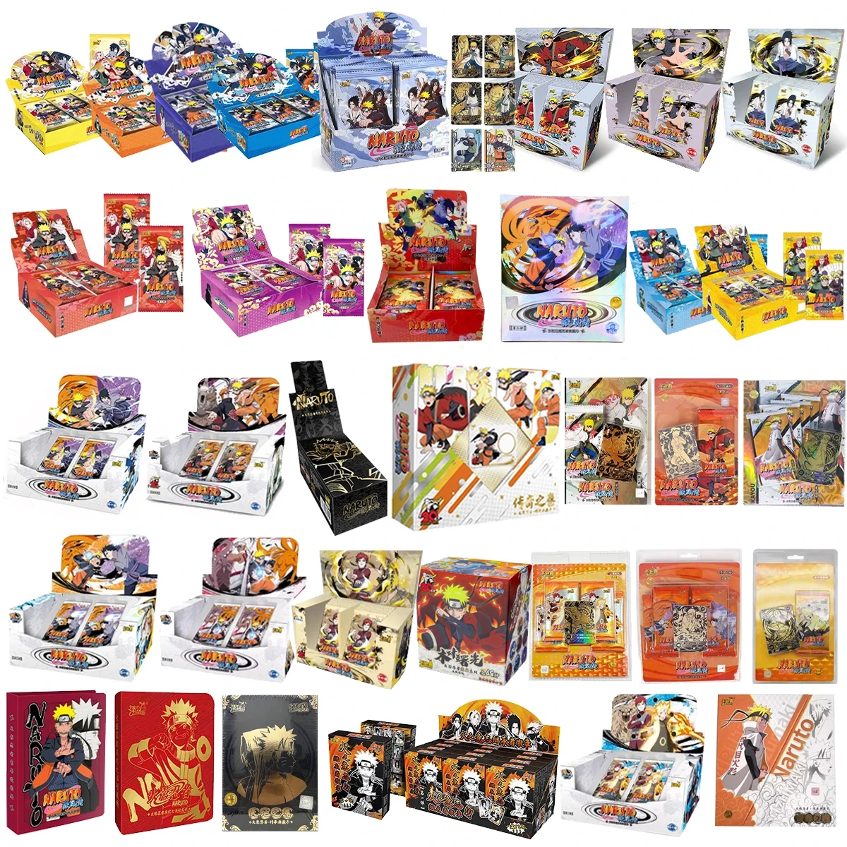 Collectible Cards KAYOU T2ｗ5 Naruto New Full Set Highly Rated Out-Of-Print Rare Complete Collection Series Peripheral Card