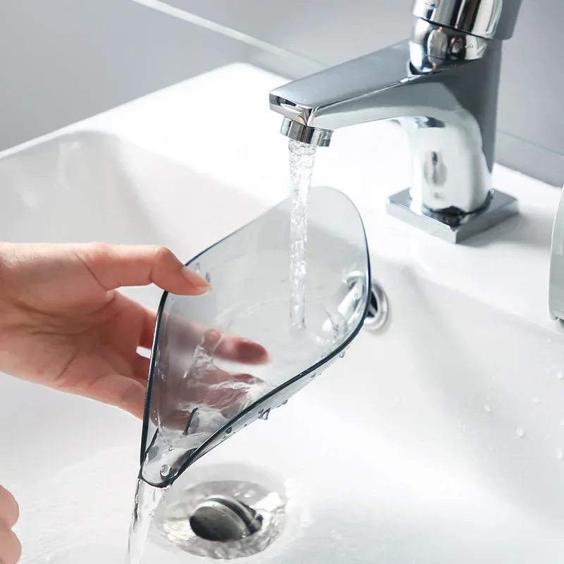 Soap Holder Shower Soap Tray Soap Dish Rack Suction Cup Soap Dish Box For Bathroom Shower Soap Holder Drain Portable Leaf Shape Toilet Laundry Rack Tray For Basin