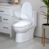 UXA Pearl Auto Bidet Toilet Seat in Elongated White | Endless Warm Water | Automatic Lid and Seat | Arced Stainless Stee 3