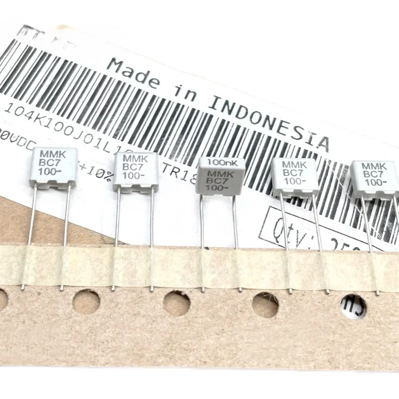 10 Pz Kemet Rifa Evox Finlandia Mkp Mmk 104 100Nf 0.1Uf 100V 63V Condensatore