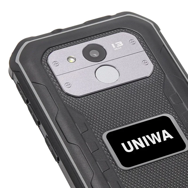 UNIWA F963 Pro Rugged Smartphone Android Octa Core 5.5" 4GB+64GB 5050mAh Waterproof Outdoor Handheld PDA Mobile Phone With NFC