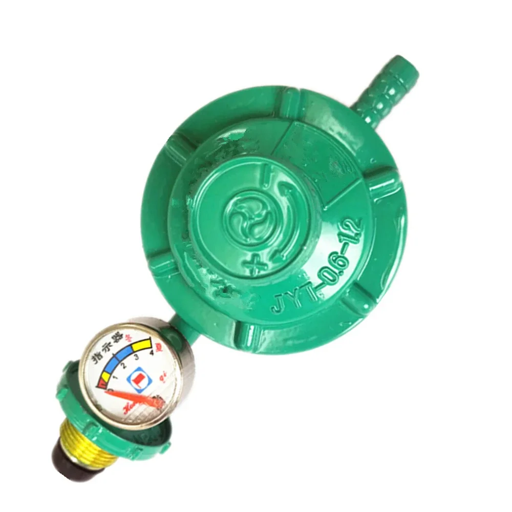 Válvula de Regulação da Pressão do Cilindro de Aço do Tanque de Gás Liquefeito Acessórios do Fogão a Gás com Válvula do Calibre de Pressão