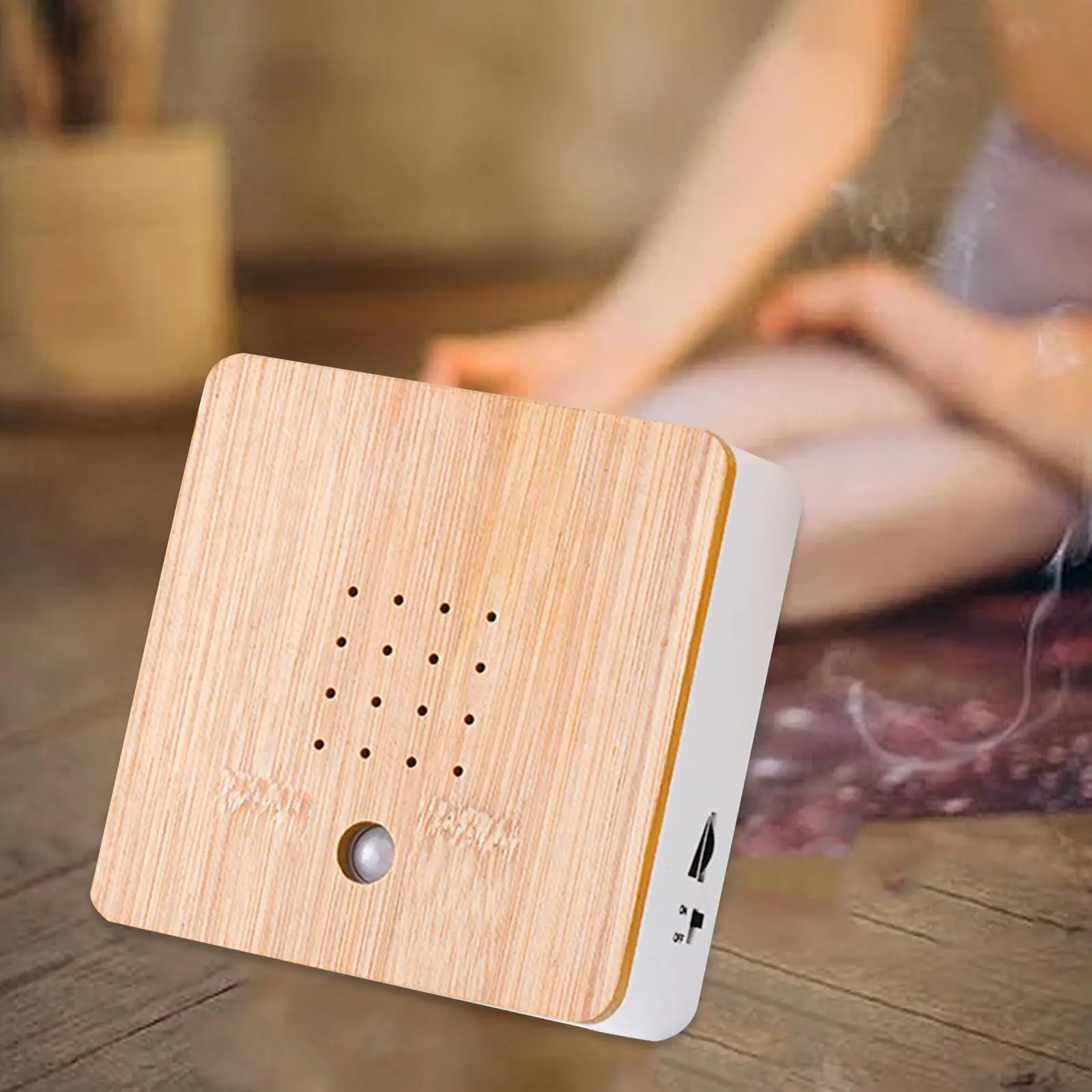 Caja de Sonido de Pájaros Cantantes Original, Caja de Sonido de Ruido Blanco de la Naturaleza con Sensor de Movimiento, Aves Cantando Portátil con Temporizador, 9 Canciones Relajantes, Terapia de