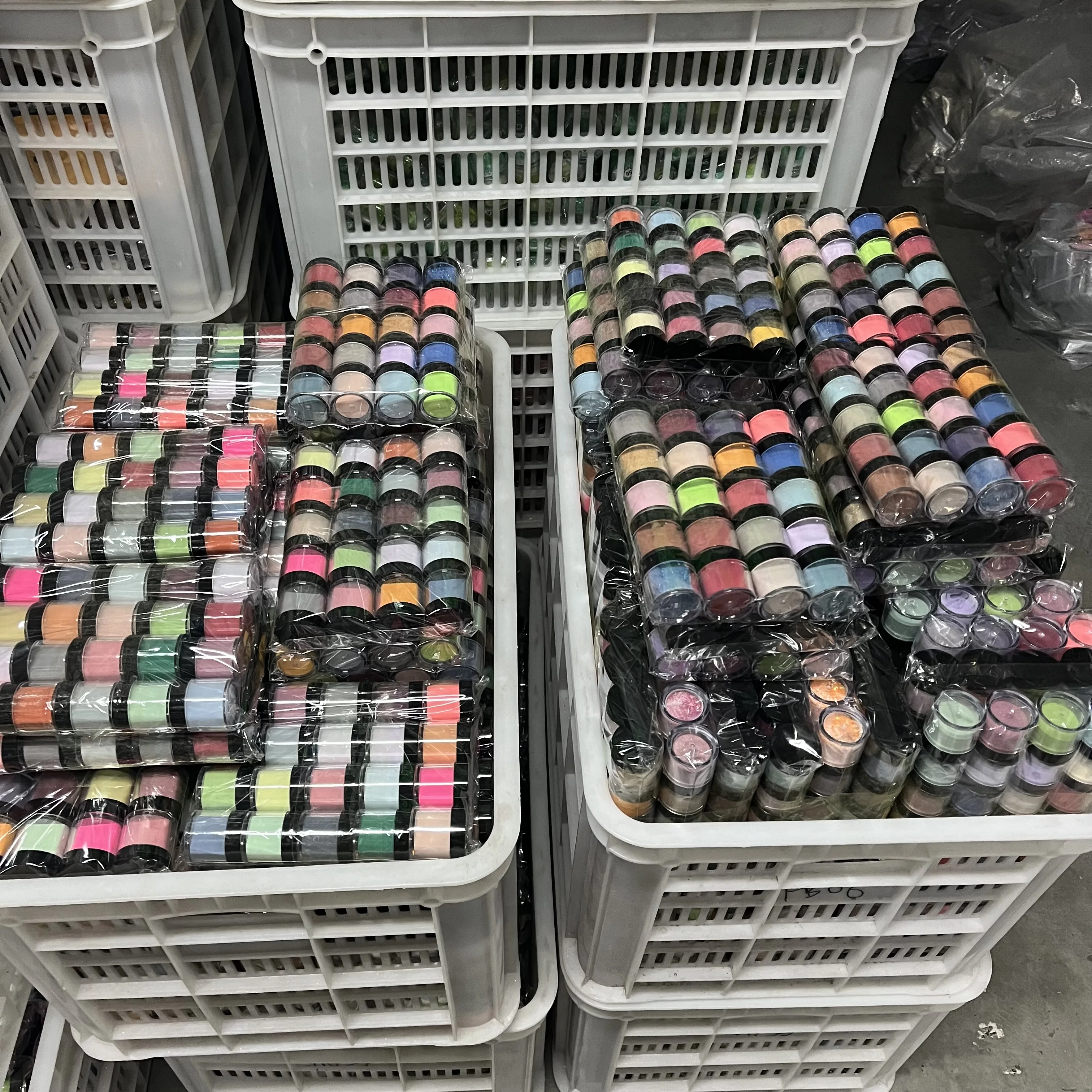 Nail Art Acrylic Powder 10g 10/20/30/40/50/60/90pcs For Extension Carving & Dipping Triple Crystal Powder Uv Nail Art & French nail powder acrylic nail powder