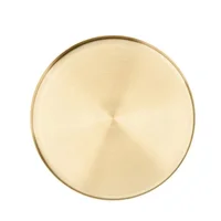 Kitchen Stainless Steel Storage Tray Decorative Trays Organizer Jewelry Display Plate Round Shape Gold Tray Kitchen Storage 1