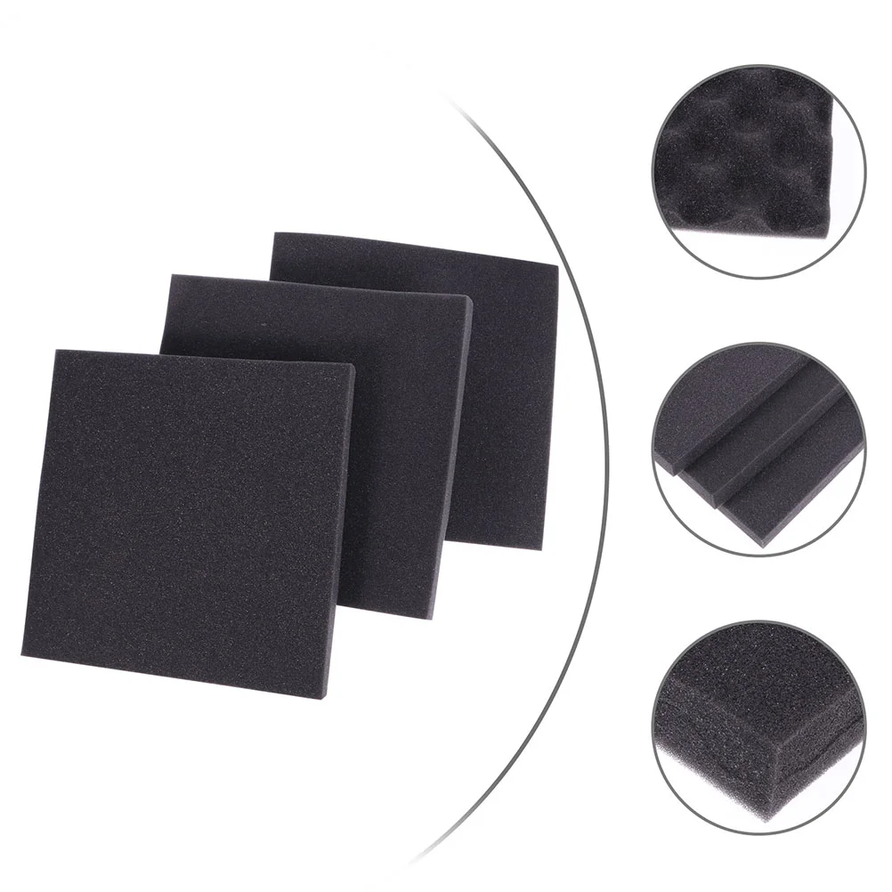 

6 Pcs Sound-absorbing Cotton Sound-proof Soundproof Foam Padding Insulation Egg Crate Acoustic Panels Cushion Dampening Packing