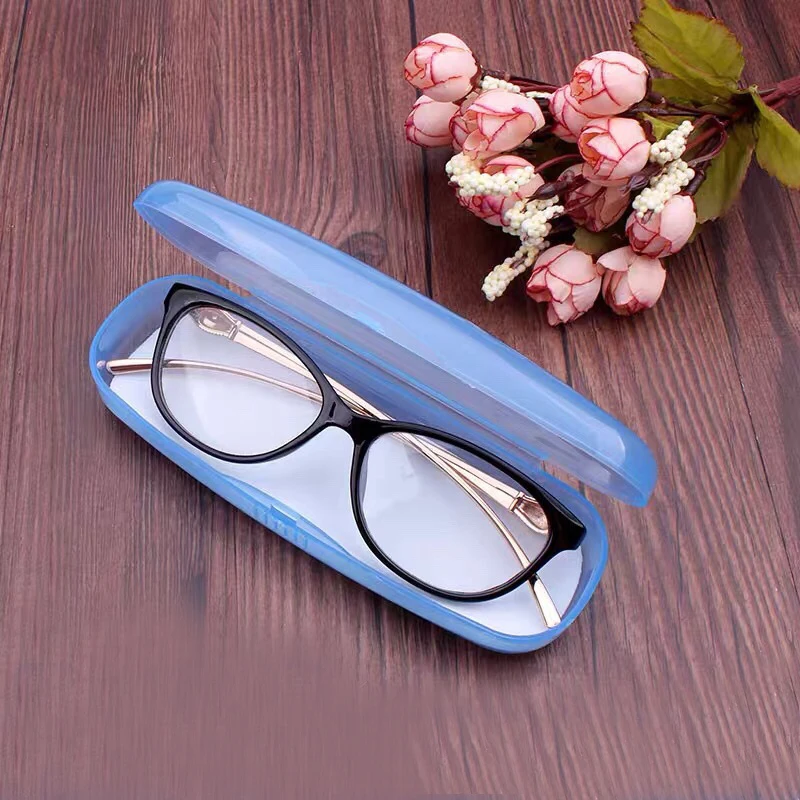 Clear Glasses Case Female Ins Girl Portable Pressure-Resistant Pannier Bag  Glasses Bag Sun Glasses Chain Storage Bag For Men