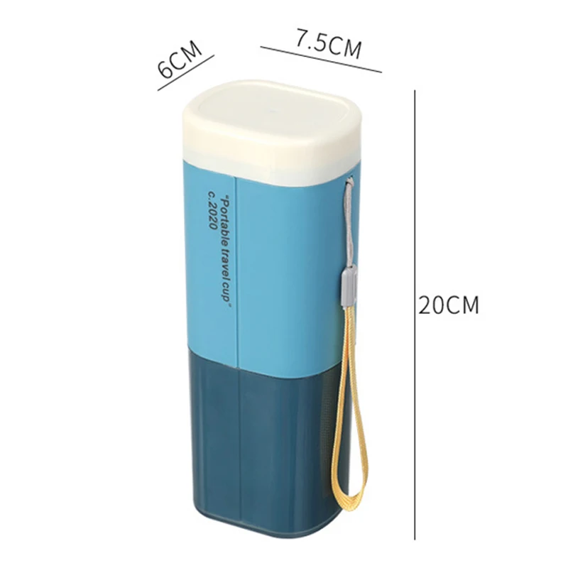 Travel Portable Toothbrush Storage Case Box Toothbrush Holder Cover Wash Cup Toilet Storage Box Bathroom Accessorie