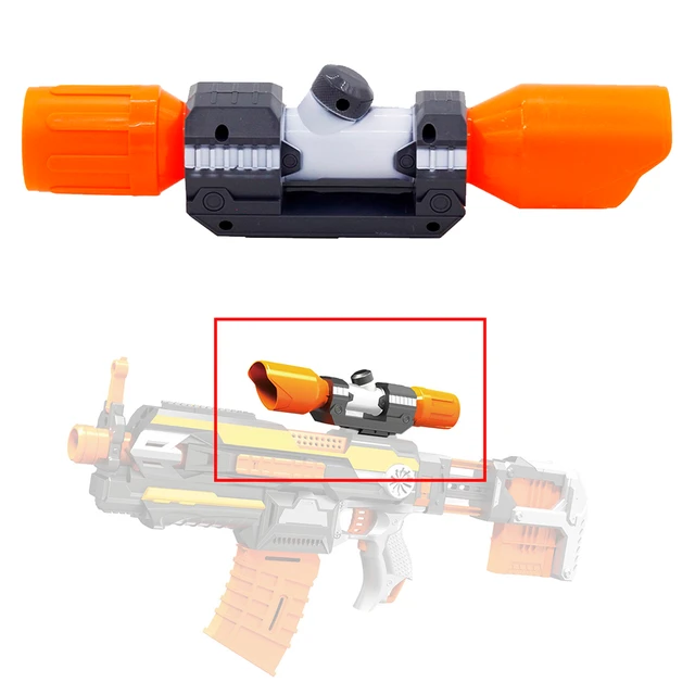 Bør med undtagelse af forkorte Plastic Scope Sight Toy Gun Attachment for NERF Modify Outdoor Practice  Optical Scope Traning Shooting Target Boy Toy Gift _ - AliExpress Mobile
