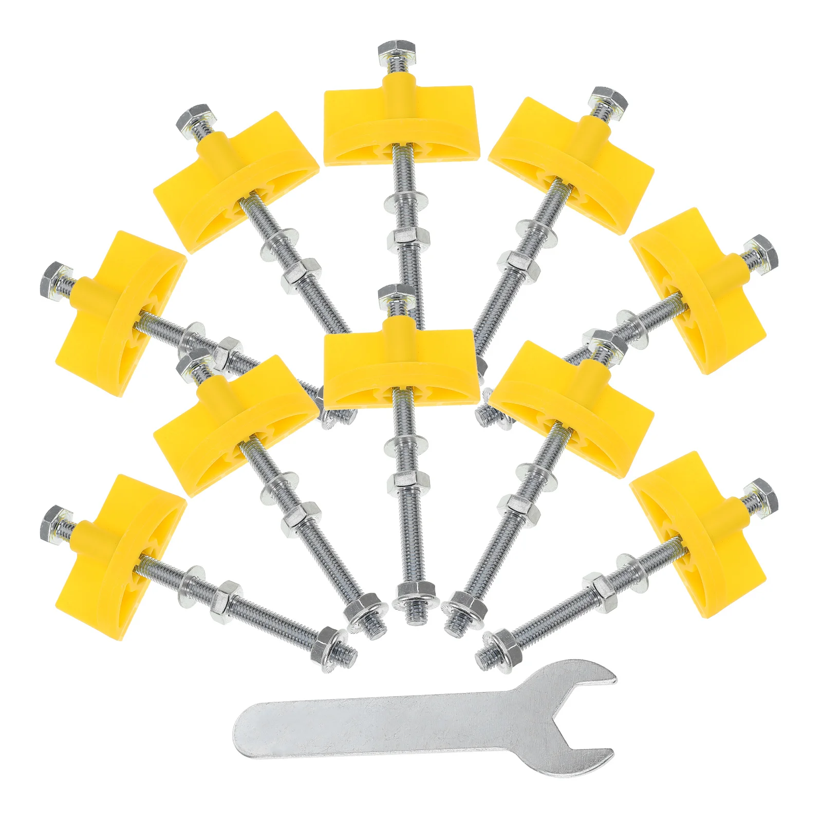 10 Pcs Tile Conditioner Installation Tools Leveler Parts Ceramic Regulator Leveling System Stainless Steel Replaceable