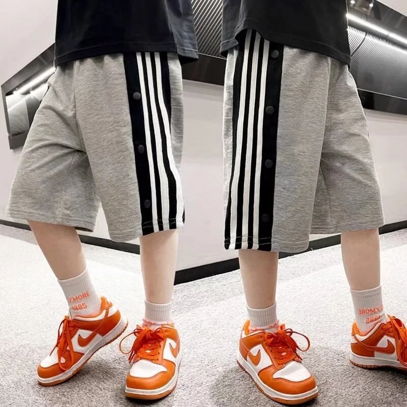 

6-15 Years Children's Short Cotton Summer Toddler Shorts For Teenage Girls Short Sports Pants Cute Baby Boy Short Loose