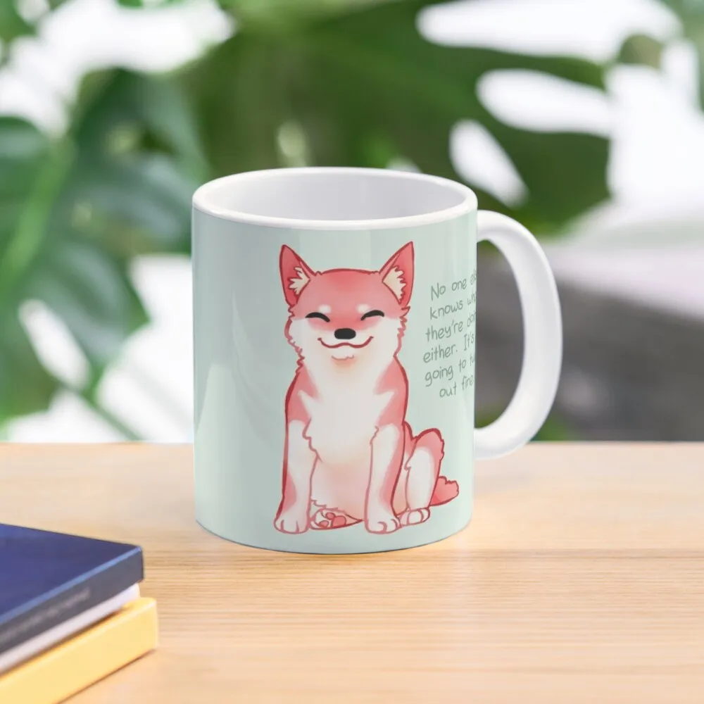 

No One Knows What They're Doing Shiba Coffee Mug Coffee Cup Sets Coffee Thermal Mug Coffee Glass Mug Beer