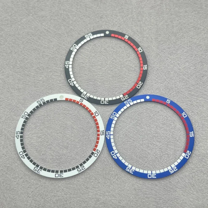 Flat Aluminum Watch Bezel Insert - 38x31.5mm