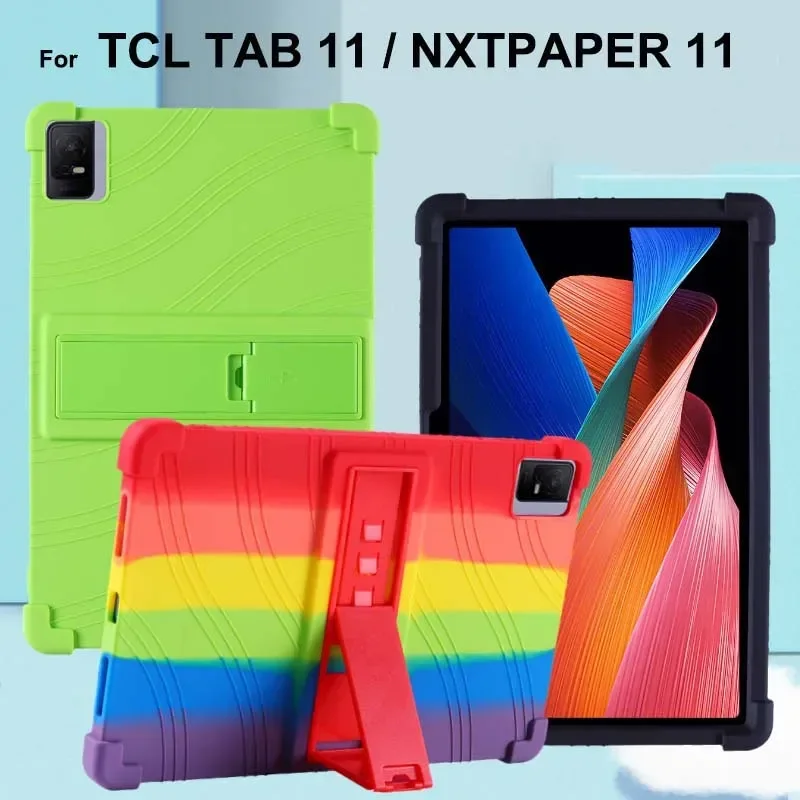 Custodia Morbida In Silicone Antiurto Per Tcl Tab 11 Tcl Nxtpaper 11 Custodia Anti-Caduta Tcltab11 Nxtpaper11 Custodia Protettiva Supporto Per Support