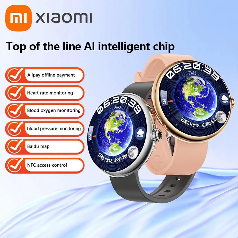 

Смарт-часы Xiaomi, 1,43 дюйма, с круглым циферблатом