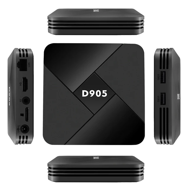 New D905 Smart Tv Box Android 10.0 And 4gb 32gb Wifi 2.4g 4k Amlogic S905   Android Tv Box Set Top Box Media Player - Set Top Box - AliExpress
