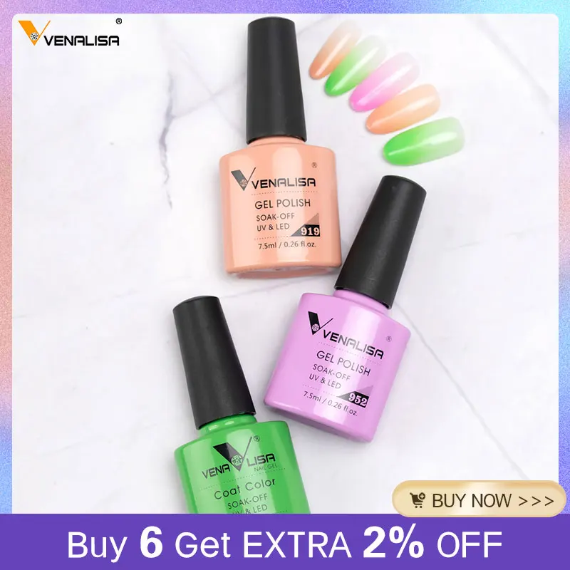 Venalisa Nail Gel Polish Base Coat Nowipe Top Coat Gel Per Unghie Semi Permanente Soak Off Uv Led Gel Nail Gel Polish Nail Art Manicure