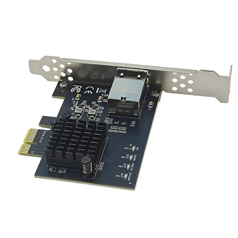 10Gb 네트워크 카드 RTL8127AT 10Gbps 이더넷 네트워크 어댑터 Pcie 4.0 X1 - RJ45 인터페이스 지원 PXE 유선 LAN