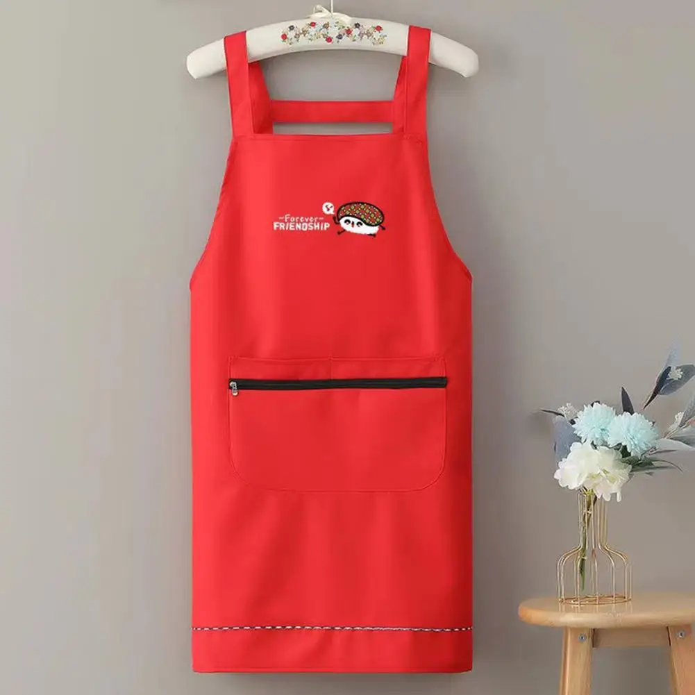 

Cute Baking Apron Japanese Korean Style Waterproof Pvc Cooking Apron with Front Pockets for Men Women for Kitchen for Baking