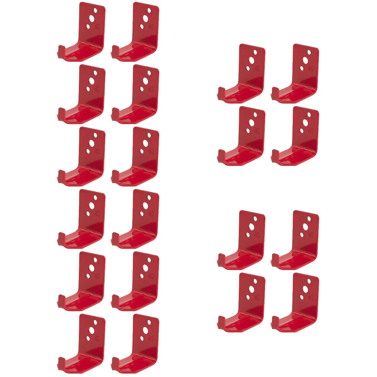 

5 Sets Fire Extinguisher Holder Car Electric Cord Rack Wall Hanger Supplies Iron Hook Wall-mount Wall-mounted Bracket Truck