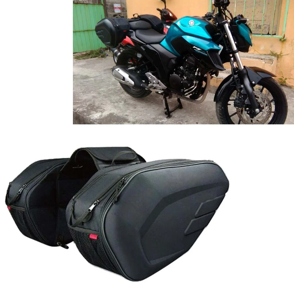 Motorcycle Waterproof Saddle Bag / Motorcycle Side Helmet Riding Travel Bags fiber pattern bag motorcycle backpack motorcycle