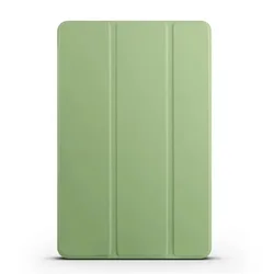 Premium Magnetic Trifold Leather Stand Cover for Honor Pad10 12.1inch (Matcha green)