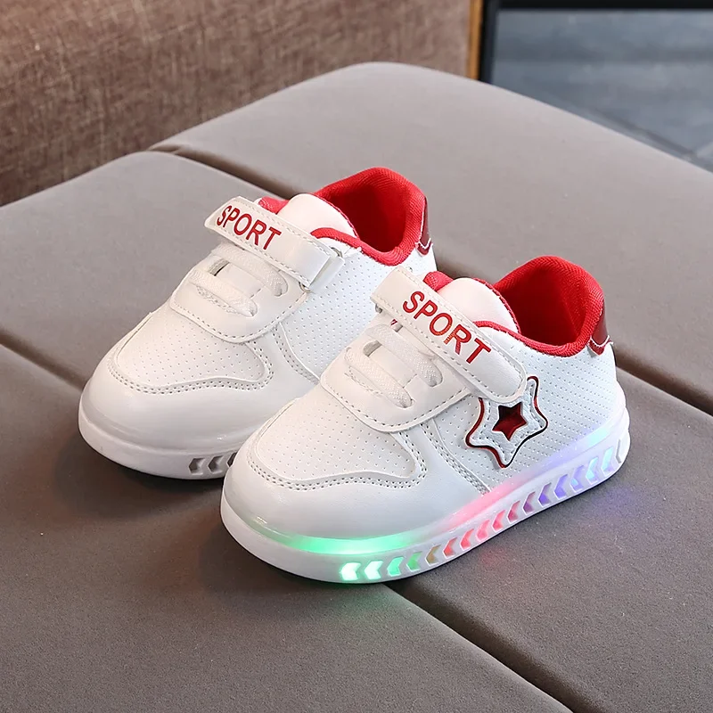 zapatillas LED Kid Sneakers Autumn Girl Luminous Shoe Soft Sole Boy Casual Shoes Anti Slip Skate Shoes Child Shoe zapatos niña 3